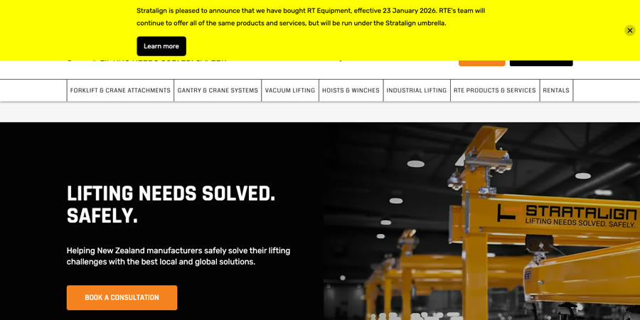 Stratalign homepage